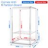23.6'' Extra Large Acrylic Display Case for Collectibles Adjustable Clear