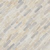 MSI Angora Ellipse Polished Marble Mosaic Floor and Wall Tile
