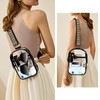 Bolsa Transparente 3 Bolsillos, Crossbody Mujer Transparente,Bolsa Transparente Para Mujer,