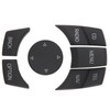 Jadeshay Car Centre Console Multimedia Control Button Knob Kit, ABS