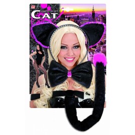 Black Cat Dress Up Sets Accessory for Fancy Dress