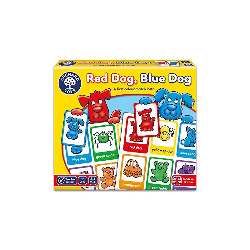 Orchard Toys Red Dog Blue Dog Lotto Game, A Fun