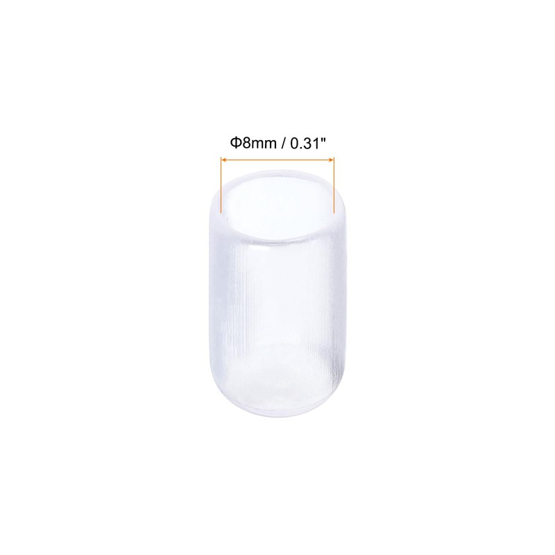 Rebower 15 Pack Screw Thread Protector Cover Rubber End Caps,