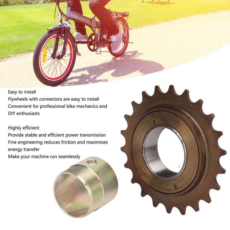 Bike Freewheel Adapter Set Professional 30.5mm Freewheel Adapter 22T Single