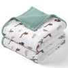 Lulu moon Muslin Baby Blanket - Cotton Toddler Blankets for