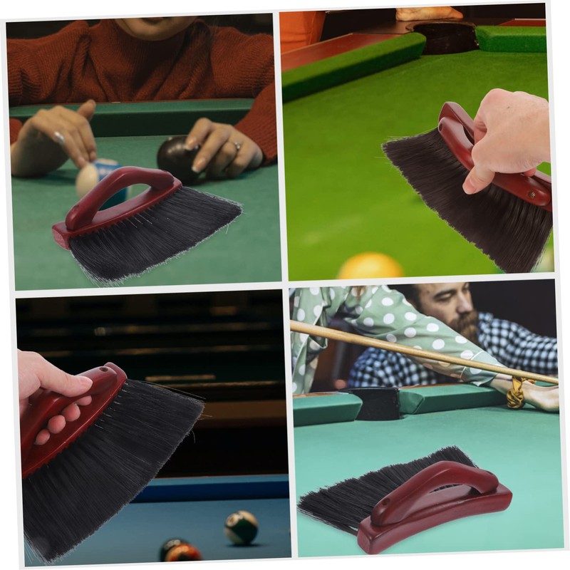 Gatuida Pool Table Cleaning Brush Essential Billiard Accessory for Indoor