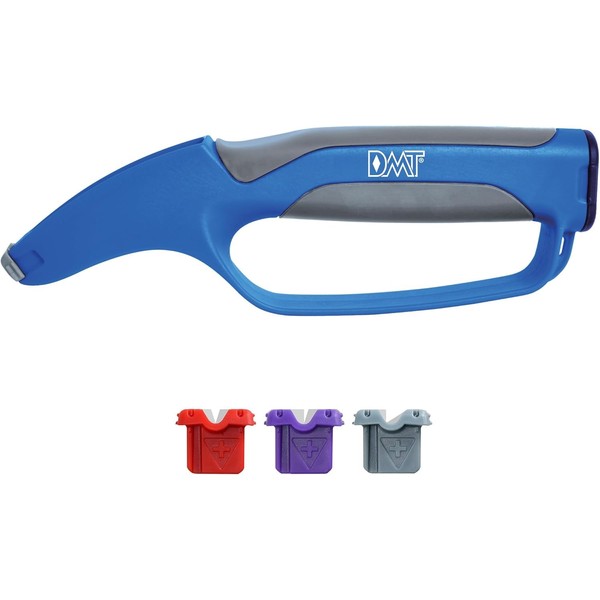 DMT Edgesharp XChangeSharp Cartridge Based Sharpener, 3-In-1 Kitchen Knife Sharpener,