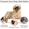 BARKLESS Dog Muzzle Leather, Soft Secure Anti-Barking Leather Muzzle for