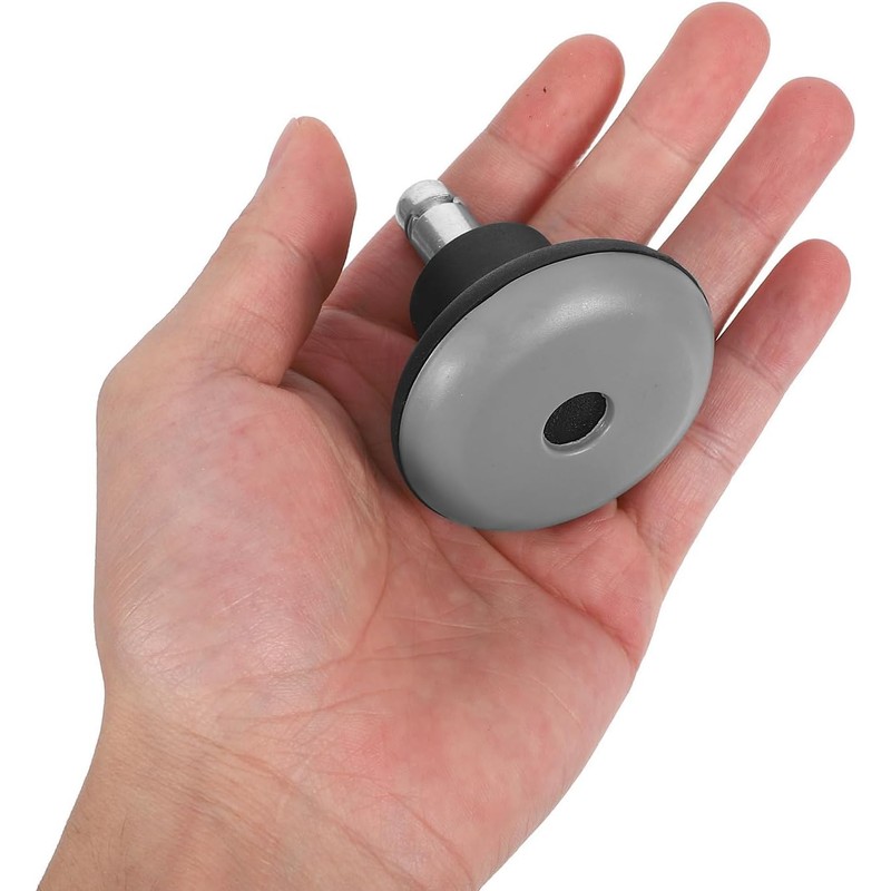 5 Piezas Rueda de Pu Sólida para Silla de Oficina,