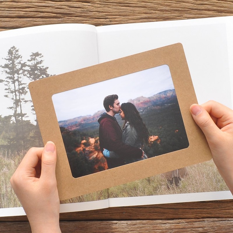 Monolike Plain Paper Photo Frame Craft 5x7 PLAIN Paper Frame