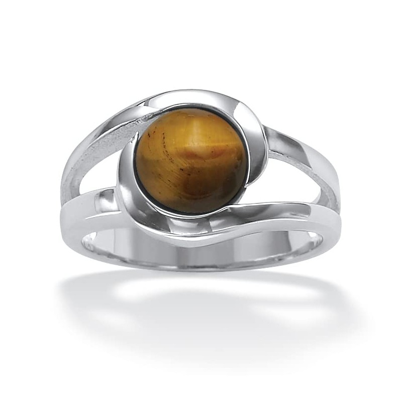 PalmBeach Sterling Silver Multi Stone 14 Piece Set Interchangeable Ring