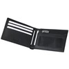 HEMING Black leather wallet for men, small wallet, wallet with