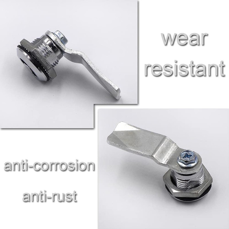 KREDHONG 2 Pcs Gas Meter Lock Cam Lock Stainless Steel