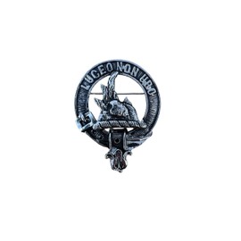 MacKenzie Clan Crest Pewter Cap Badge Brooch