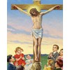 Catholic print picture - Prayer Before A Crucifix N -
