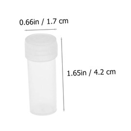 MERRYHAPY 150pcs Mini Skincare Bottles Travel Containers for Liquid Powder Samples Lightweight Portable Vials for Toiletries for Travel and Cosmetic Use