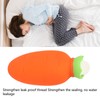 Carrot Hot Water Bottle Cute Silicone Microwaveable Anti Leakage Handheld