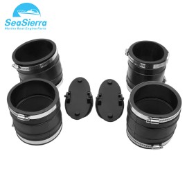 Seasierra MerCruiser Exhaust Y-pipe Kit 1982-96, 807166A3 Hose Bellows 32-14358T 32-44348T