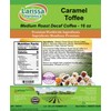 Caramel Toffee Medium Roast Decaf Coffee (Gourmet, Naturally Flavored, Whole