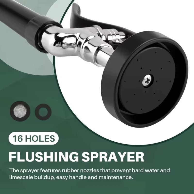 Commercial Pre-Rinse Kitchen Sink Faucet Restaurant Kitchen Sprayer Mixer Tap