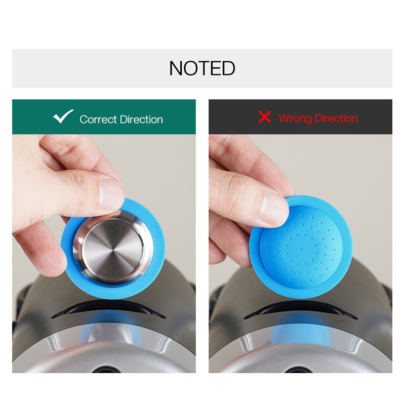 Coffee Capsule Refill Kit Stainless Steel Silicone Reusable Capsule Holder