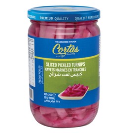 Cortas - Sliced Pickled Turnips, 625g (22oz)