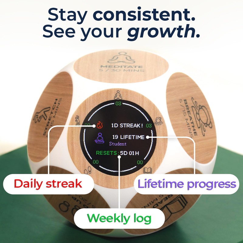 Mindsight Focused Activity Timer & Tracker | Promotes Work Life
