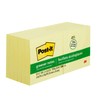 Post-it Greener Notes, 3 x 3-Inches, Canary Yellow, 12-Pads/Pack