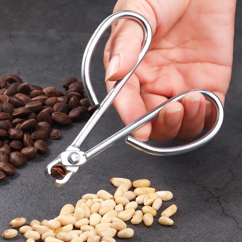 SquEqu 2 Pack Pistachio Nut Opener Pine Nut Opener Nut