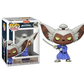 Funko Pop Avatar: The Last Airbender + Protector: ATLA Pop! Animation Vinyl Figure (Collector Gift Set Bundled with ToyBop Box Protector Case) (Momo w/Sword)