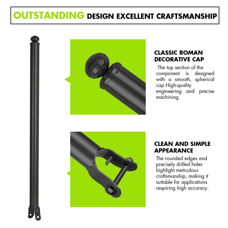 12 Pack 1-3/8'' Chain Link Fence Extension, 30'' Fence Extension