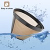 Stainless Steel Coffee Filter 2 Pack 100 Mesh 8-12 Cup