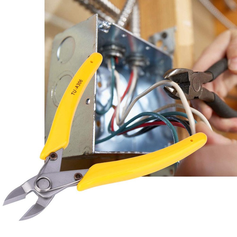 Metal Cutter, 6 Inch Cable Cutting Pliers, Stainless Steel Alloy,