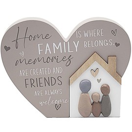 Lesser & Pavey British Designed Loving Quotes Plaque | Loving Message Plaque For Home or Office | Home Heart Great Friendship Gifts For Birthdays - Love and Affection