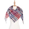 Wander Agio Womens Winter Warm Scarf Triangle Shawls Scarves Stripe