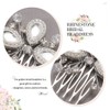 Heread Peine de novia de cristal, accesorios para el cabello