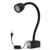 Magnetic Work Light,18W Machine Light with 12T Base,1800 Lumens Flexible