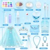 VBACALA Makeup Toy, Makeup Set, For Girls, Colorless, Pretend Play,