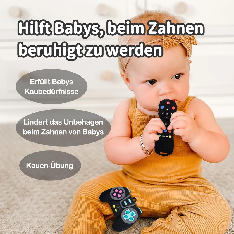 Remote Control Baby Toy 0-6 Months (Black Remote Control)