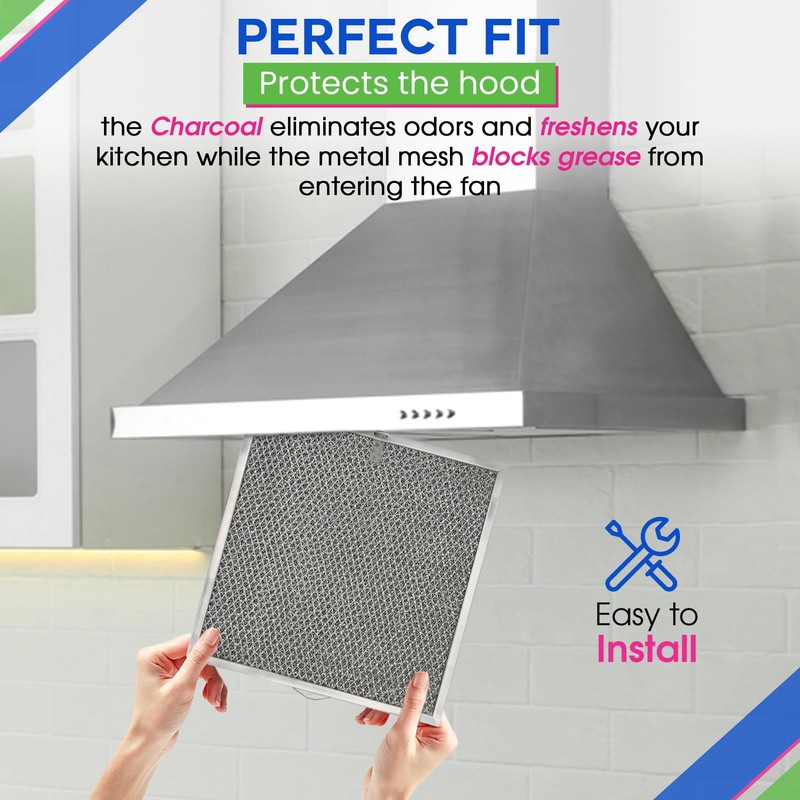 Stove Hood Vent Filter 11.6” x 11.2” BPQTF S99010317 Compatible