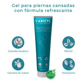 Gel Refrescante Antiinflamatorio Para Piernas Varicyl 220 Ml Mentol