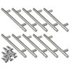 Micro Trader 128 mm bore hole, stainless steel, furniture handles,