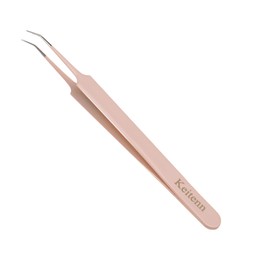 Precision Tweezers, High Precision, Tapered Type, Extra Fine, Heat Treated, Tweezers, For Hair Removal, Eyebrow Care, Stainless Steel, Multi-Purpose, Rust Resistant, Storage Case Included (Tapered
