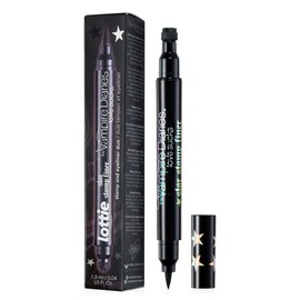 Lottie London Vampire Diaries Star Stamp Liner Stamp & Eyeliner Duo Ultra Black