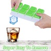 Large Ice Cube Trays with Lid, Jrisbo 2 Pack Stackable