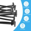 Fascette per Montaggio, Pack of 100 Black Cable Tie Buckle,
