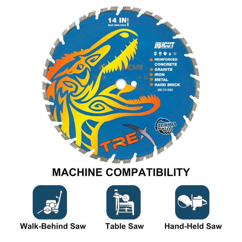 New All Cut Pro Diamond Blade - The Piranha -