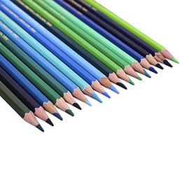 TENPEN-50-Color Colored Water soluble Pencils Set For Adults And Kids/Vibrant Colors,Drawing Pencils for Sketch, Arts, Coloring Books