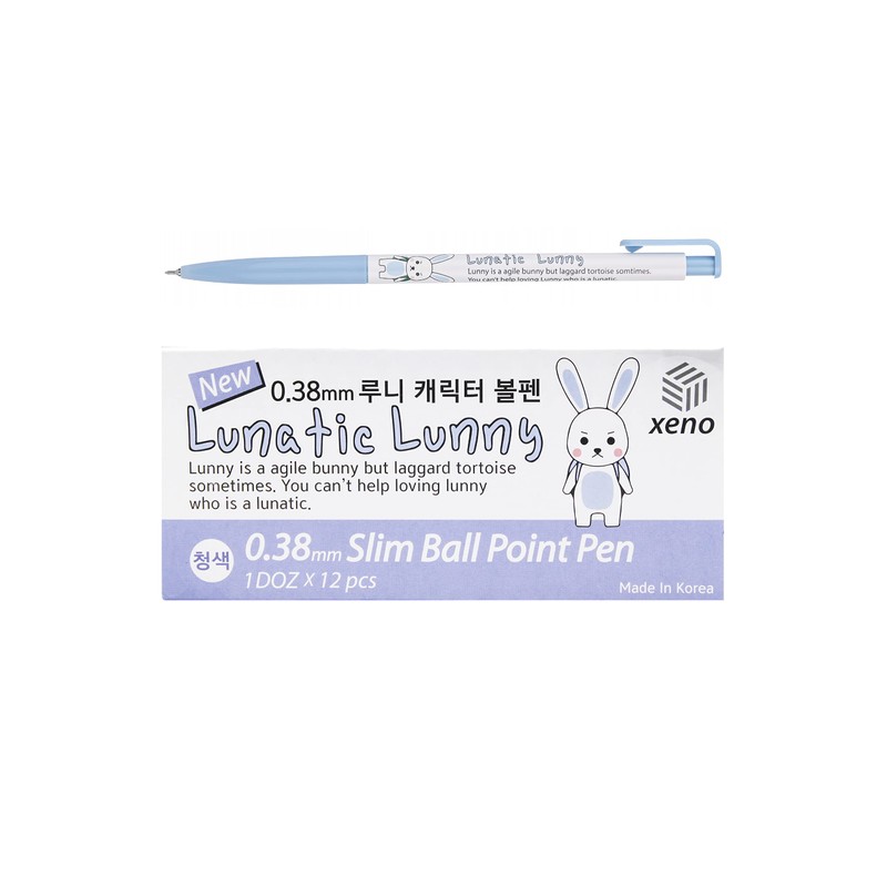 ZEESOON Xeno Lunatic Lunny 0.38mm Slim Ball Point Pen Dozen