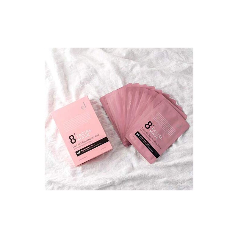 Jema Rose 8+ Minutes Goat Milk Rejuvenating Facial Mask with